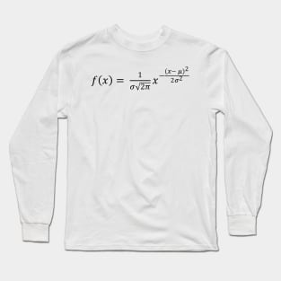 Normal Distribution Long Sleeve T-Shirt